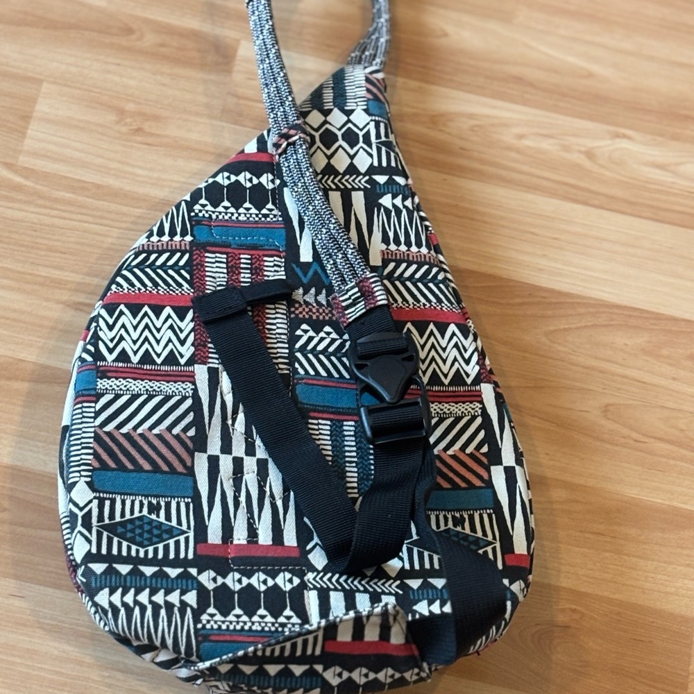Kavu Rope Geometric Patterned Sling Bag - Picture 3 of 6